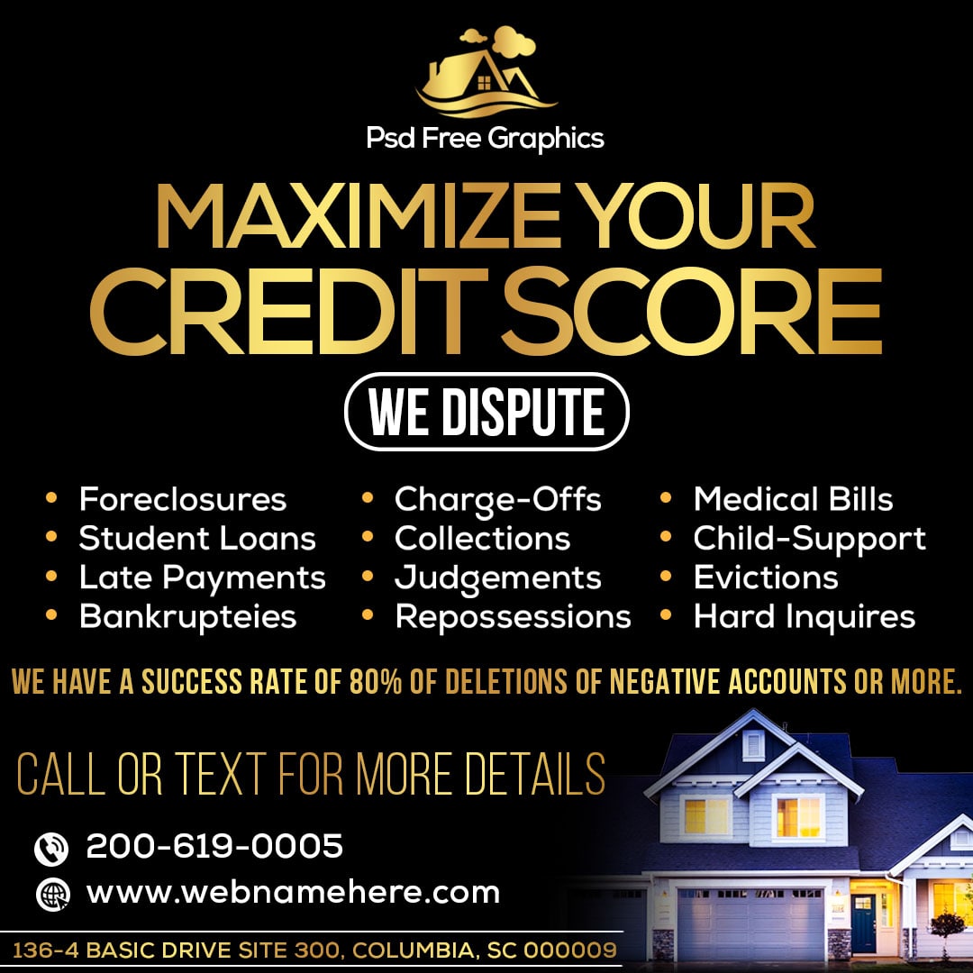credit repair flyer free template credit repair flyer