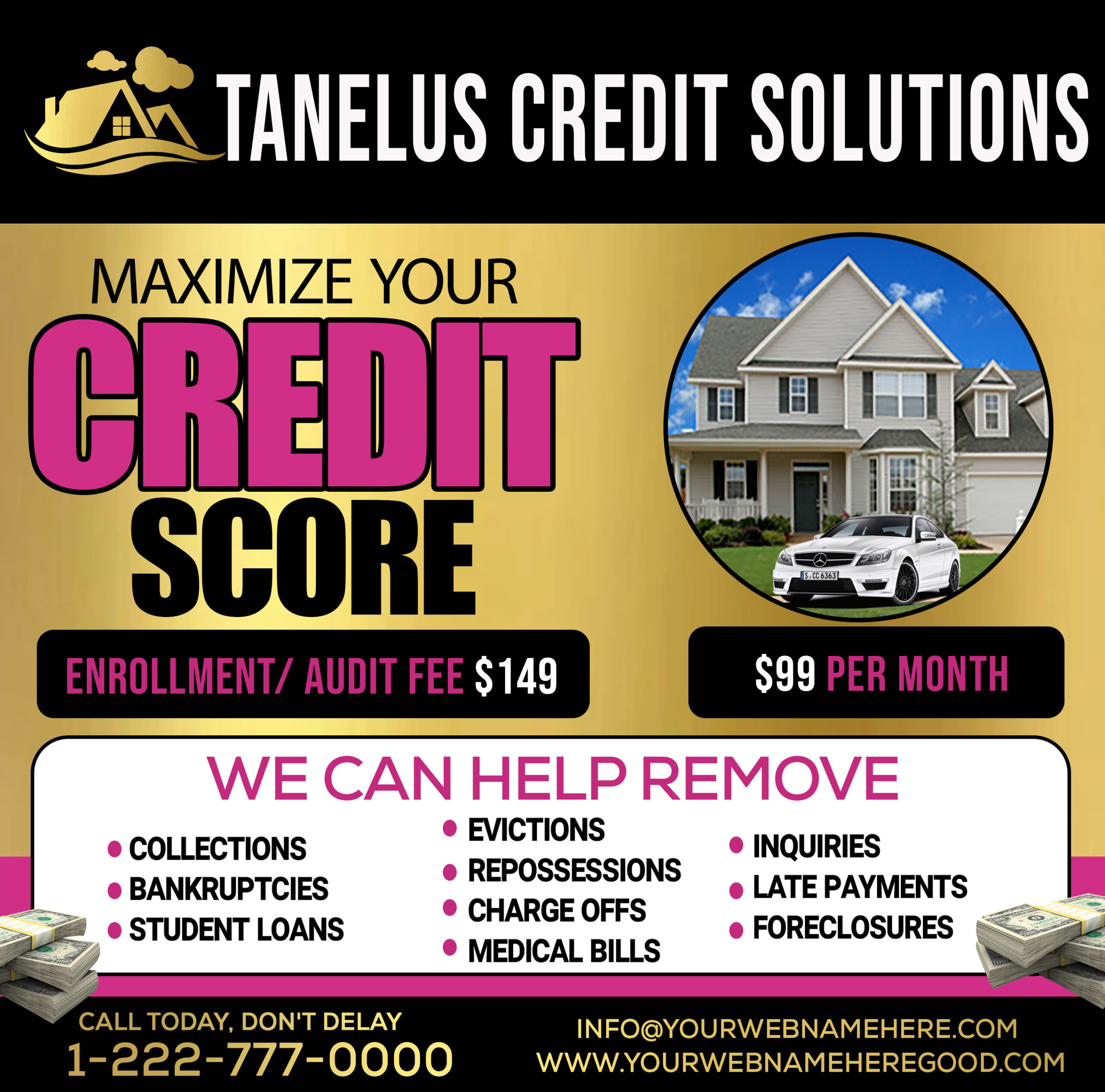 credit solution flyer free psd template credit solution flyer free psd template