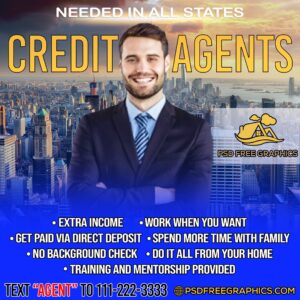 credit flyer free template-psd free graphics