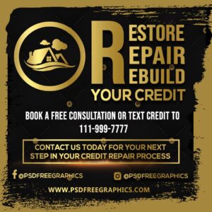 credit rebuild free template-psd free graphics