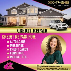 credit repair loan post-psd free graphics