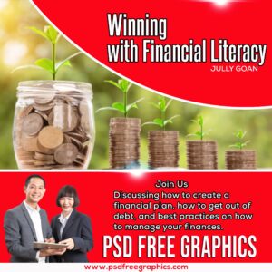 digital webinar flyer-psd free graphics