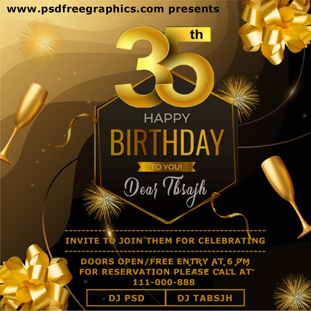 happy birthday flyer template-psd free graphics happy birthday flyer template-psd free graphics