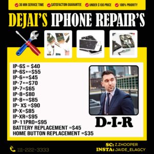 mobile repair advertvising flyer-psd free graphics