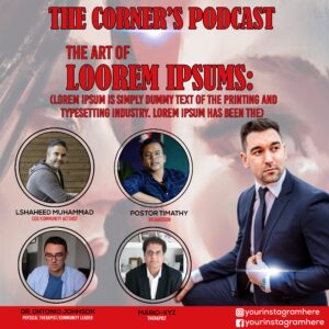 podcast zoom business flyer-psd free graphics
