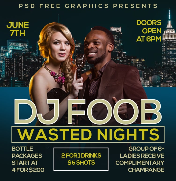 Party Flyers-PSD Free Graphics Party Flyers-PSD Free Graphics