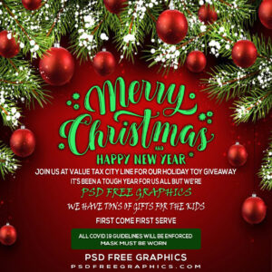 Christmas Party Flyer-PSD Free Flyer