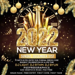 new year flyer-psd free graphics