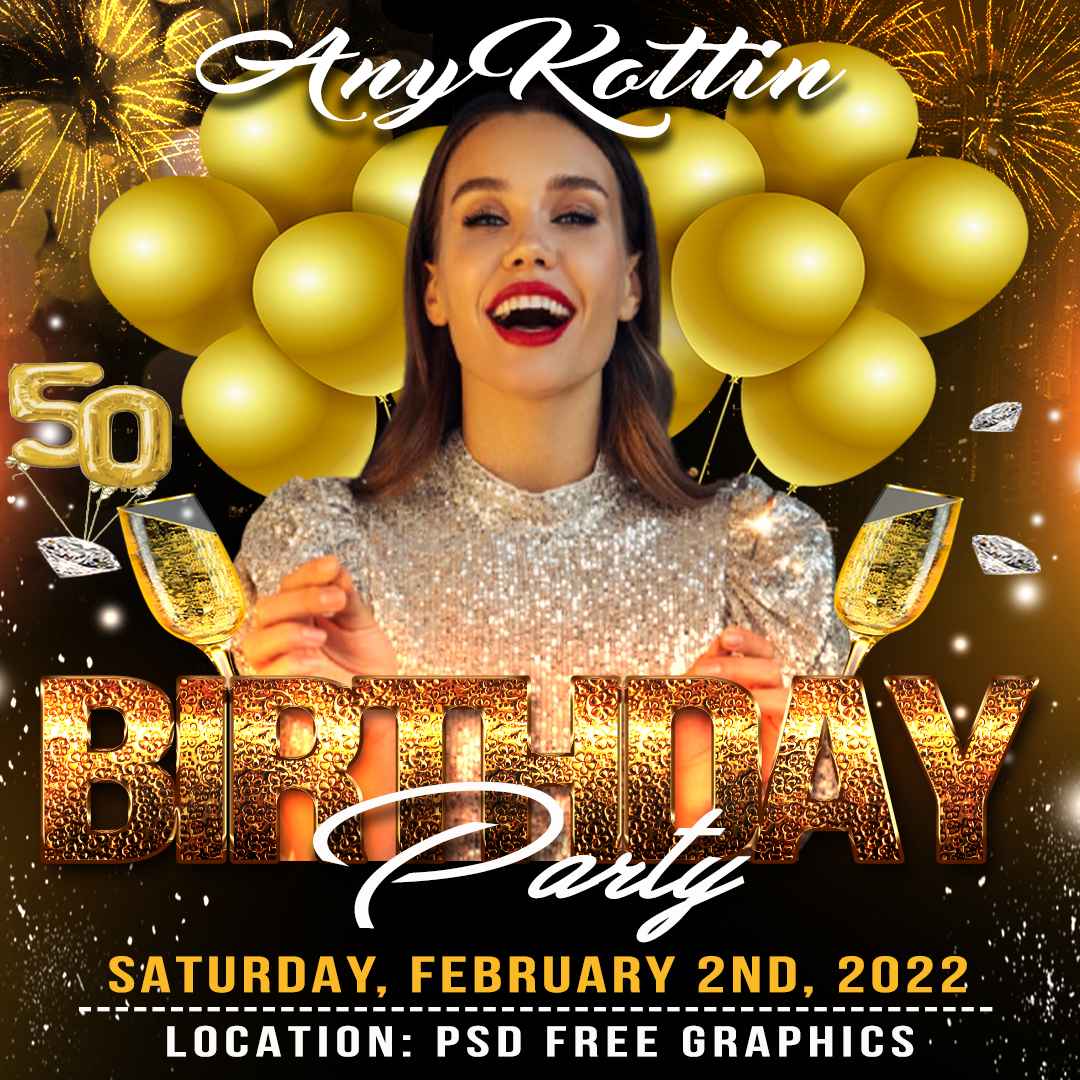Birthday Event Flyer Birthday Event Flyer