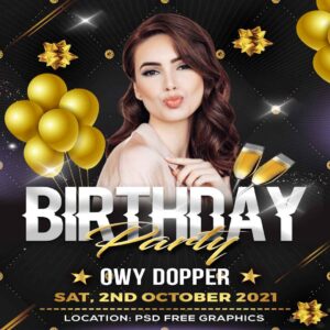 Birthday Party Flyer
