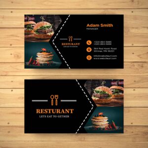business card template
