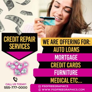 Credit Repair Flyer Design