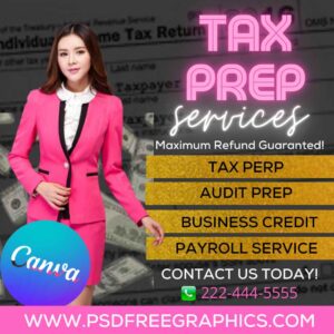 Tax Prep Credit Flyer