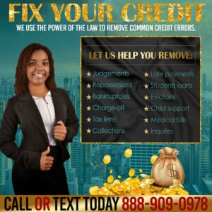 DIY Credit Repair Flyer-PSD Free Graphics
