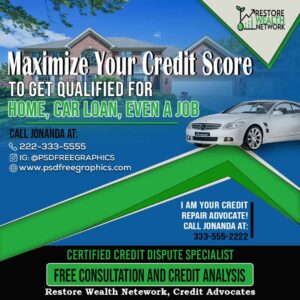 Credit Repair Class Post-PSD Free Graphics