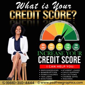 Credit Repair Tax Post-PSD Free Graphics